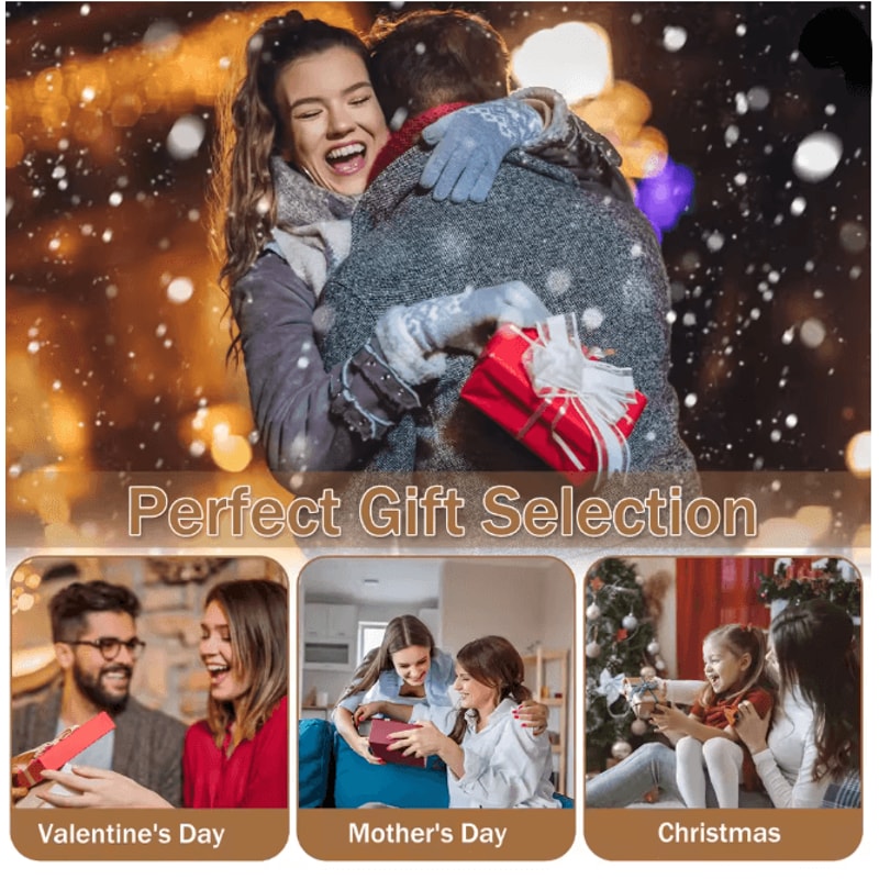 360 Degree Rotating Acrylic Hair Clip Organizer Display Stand 3