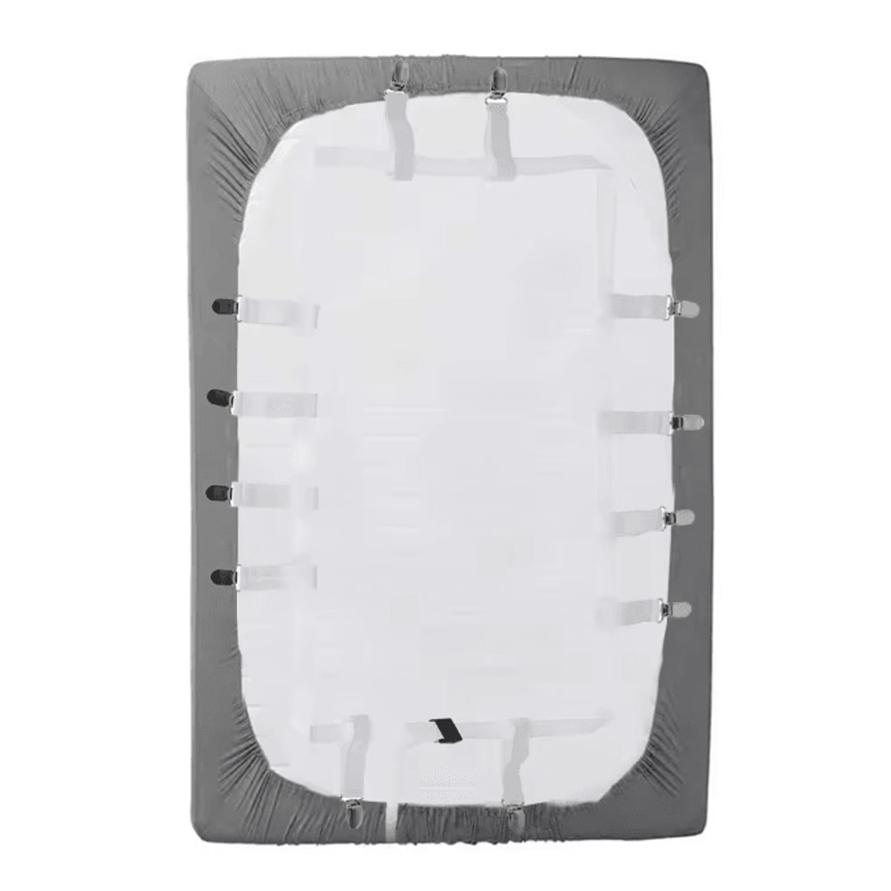 Adjustable Bed Sheet Holder Clips Elastic Non Slip Mattress Fasteners 2