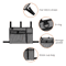 Large Capacity Walker Storage Bag With Cup Holder For Wheelchairs And Rollators 3