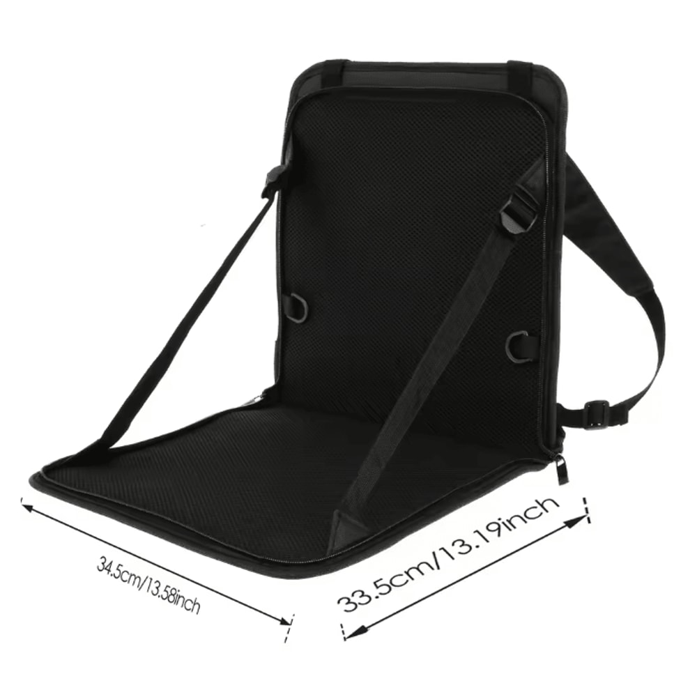 Portable Kids Travel Seat With Seat Belt Folding Toddler Carrier For Luggage 4