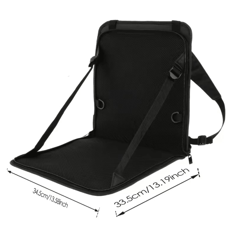 Portable Kids Travel Seat With Seat Belt Folding Toddler Carrier For Luggage 4