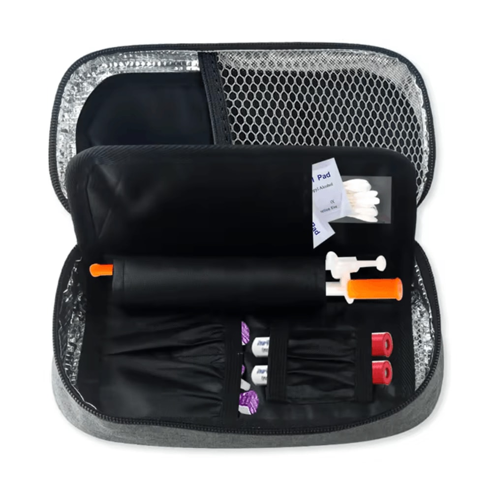 Portable Insulin Cooling Case Lightweight Travel Insulin Storage Bag 0
