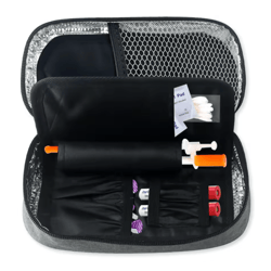 portable insulin cooling case lightweight travel insulin storage bag
