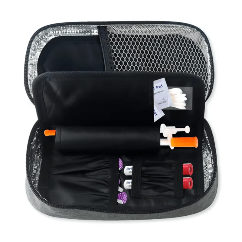 Portable Insulin Cooling Case Lightweight Travel Insulin Storage Bag 0