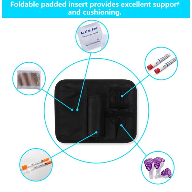 Portable Insulin Cooling Case Lightweight Travel Insulin Storage Bag 2