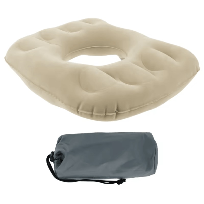 Inflatable Donut Seat Cushion Adjustable Lightweight Pressure Relief Pillow 0