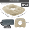 Inflatable Donut Seat Cushion Adjustable Lightweight Pressure Relief Pillow 4