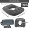 Inflatable Donut Seat Cushion Adjustable Lightweight Pressure Relief Pillow 5
