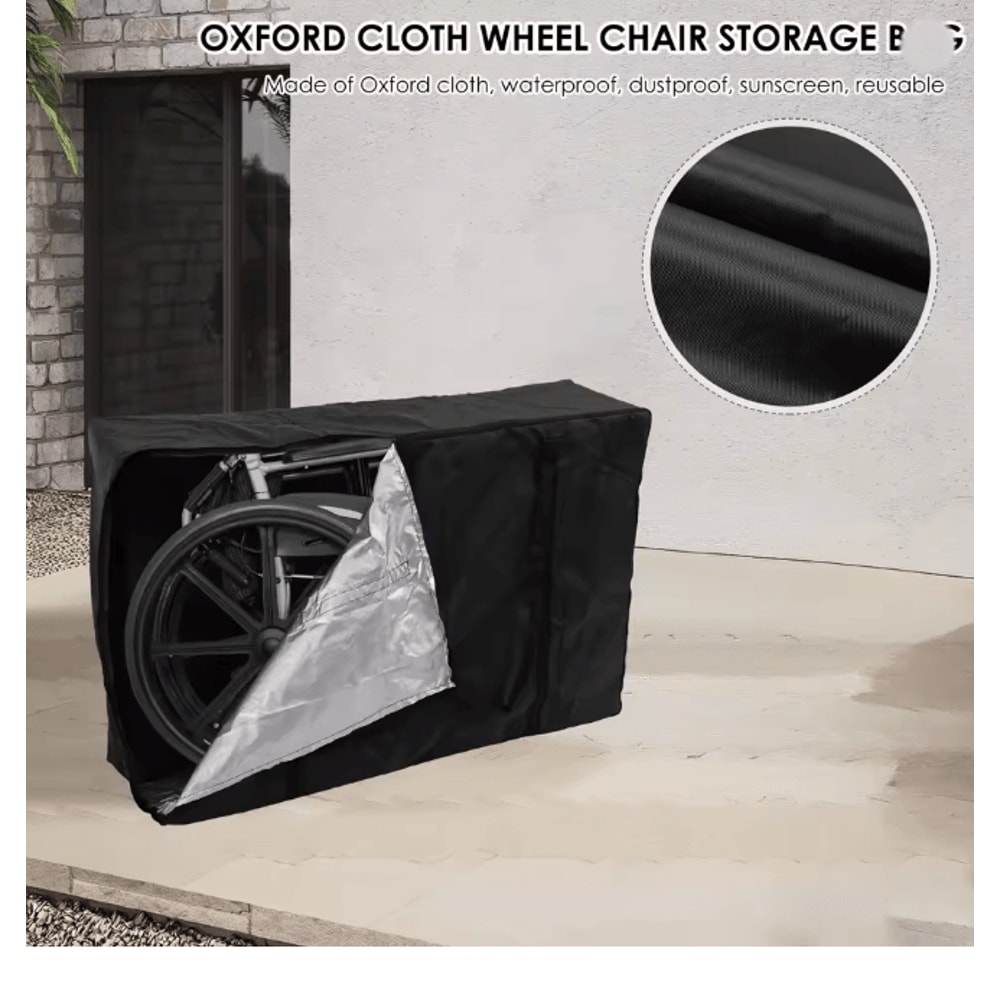 Waterproof Rollator Travel Bag Folding Wheelchair Storage Bag 3