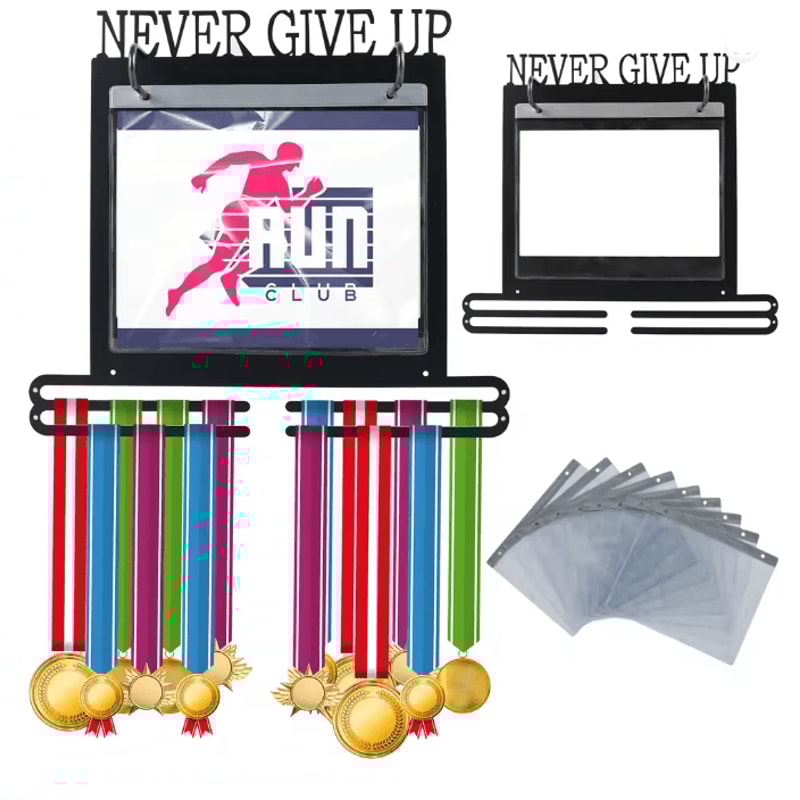 Metal Sports Medal Display Rack Football Race Medal Wall Organizer 5