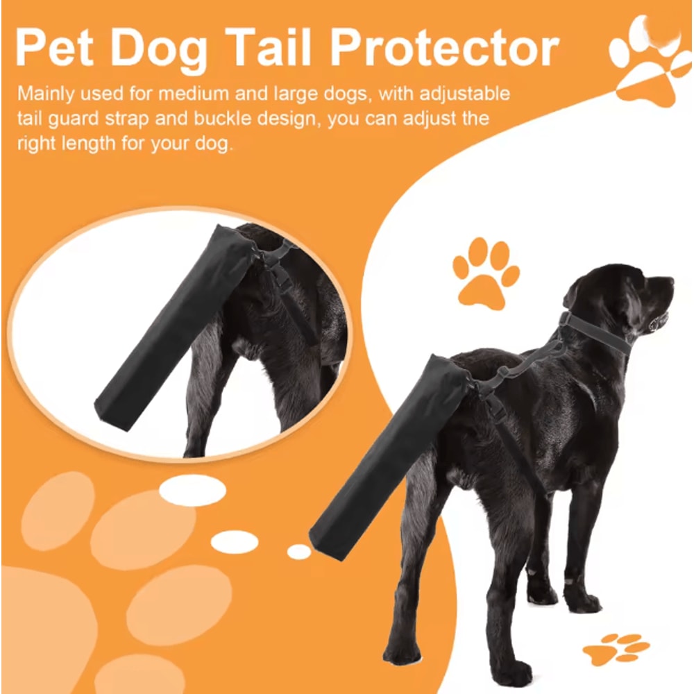 Comfort Fit Dog Tail Protector Guard Soft Protective Tail Cover 2