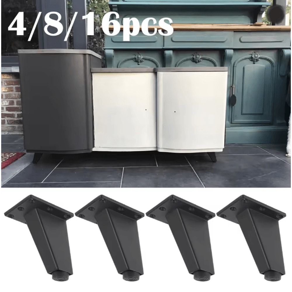 Adjustable Metal Furniture Legs Non Slip Support Feet For Sofa Bed And Cabinets 0