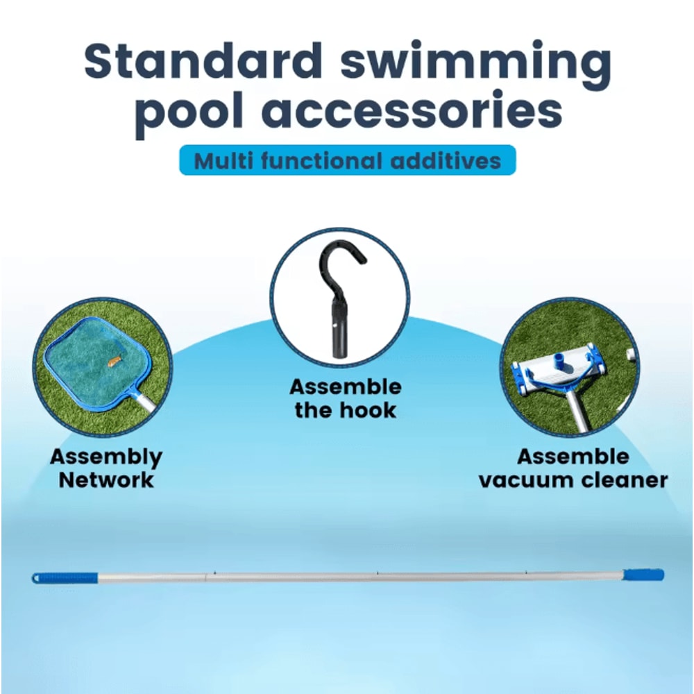 Robotic Pool Cleaner Retrieval Hook Detachable Pole Accessory 2