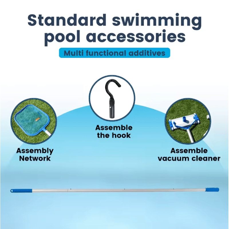 Robotic Pool Cleaner Retrieval Hook Detachable Pole Accessory 2