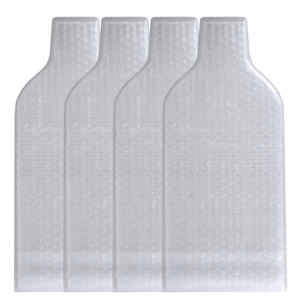 Reusable Wine Bottle Travel Protector Bags With Bubble Liner Set 4