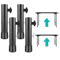 Adjustable Folding Metal Furniture Legs Invisible Support Feet Set Of 4 3