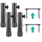 Adjustable Folding Metal Furniture Legs Invisible Support Feet Set Of 4 3