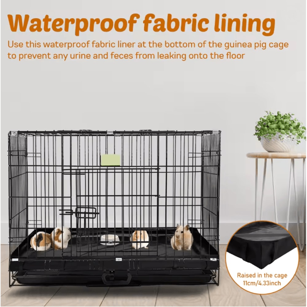 Waterproof Guinea Pig Cage Liner Oxford Cloth Habitat Base Pad 1