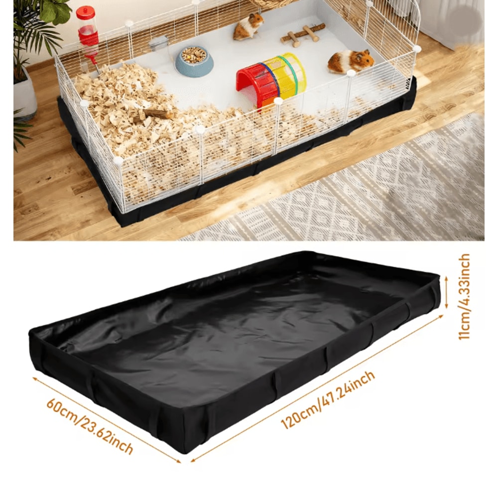 Waterproof Guinea Pig Cage Liner Oxford Cloth Habitat Base Pad 4