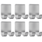 Stainless Steel Razor Holder Hooks No Drill Shaver Storage Set Of 6 5