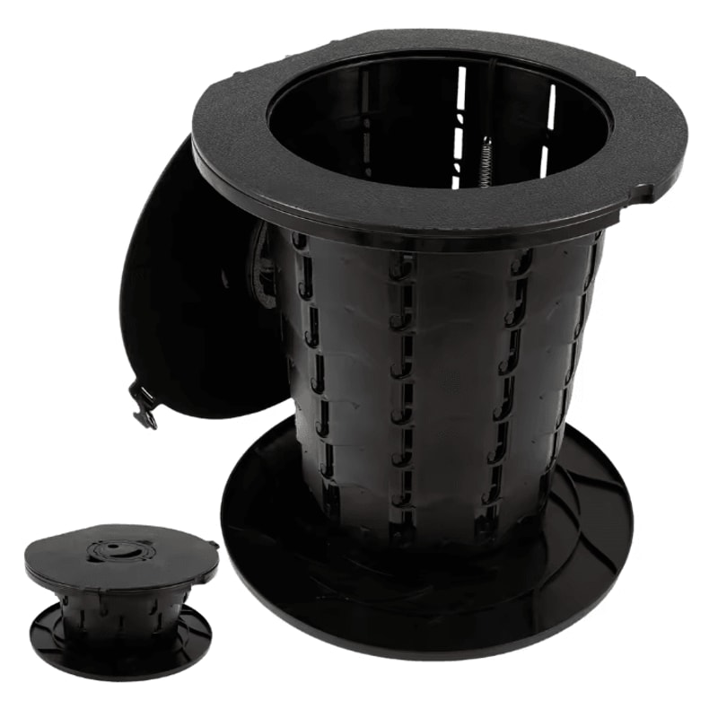 Portable Retractable Camping Toilet Lightweight Folding Travel Toilet 0