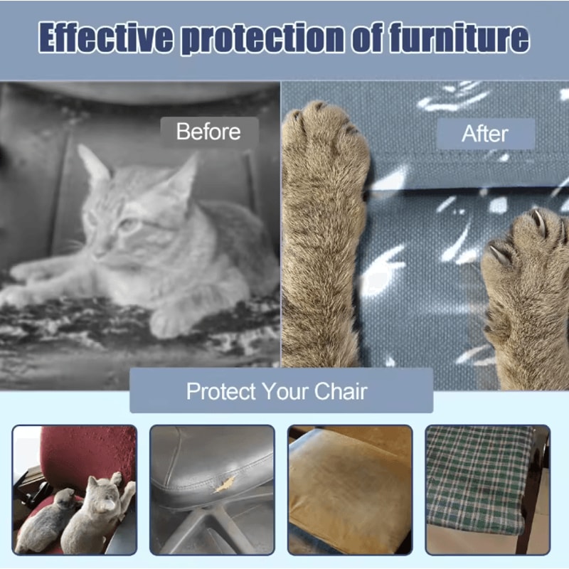 Clear Waterproof Dining Chair Seat Covers Plastic Chair Protectors Set Of 2 2