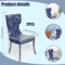 Clear Waterproof Dining Chair Seat Covers Plastic Chair Protectors Set Of 2 5