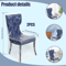 Clear Waterproof Dining Chair Seat Covers Plastic Chair Protectors Set Of 2 5