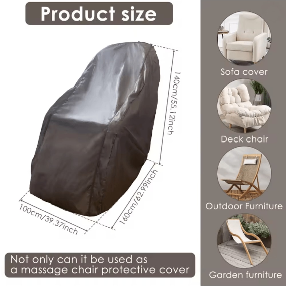Waterproof Massage Chair Cover Oxford Fabric Recliner Protector 4