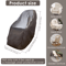 Waterproof Massage Chair Cover Oxford Fabric Recliner Protector 4