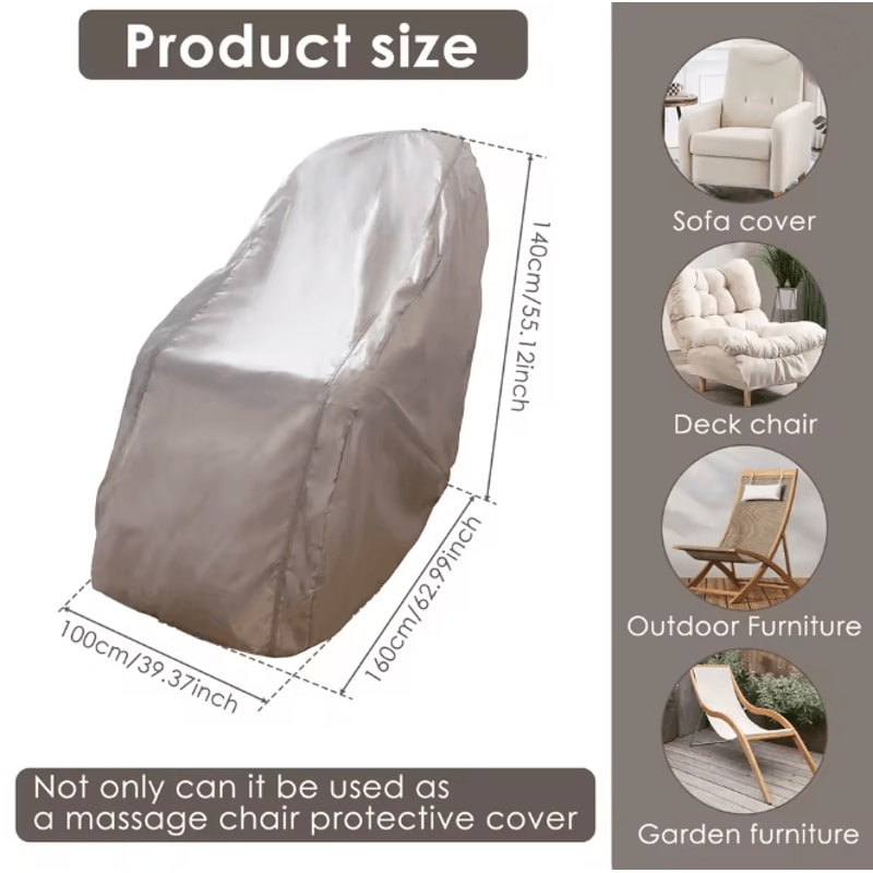 Waterproof Massage Chair Cover Oxford Fabric Recliner Protector 5
