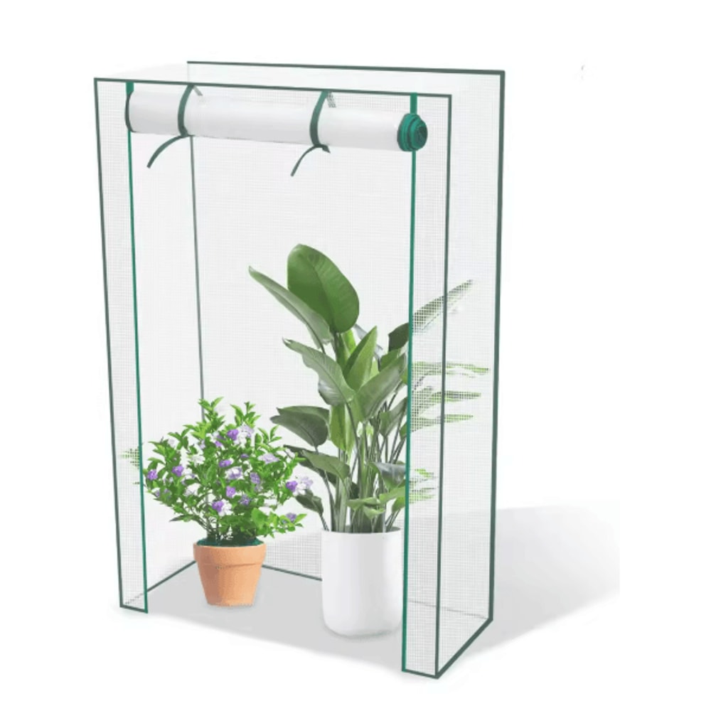 Portable Mini Greenhouse PVC Plant Cover With Stakes For Outdoor Gardening 4