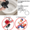 Manual Drain Snake Auger Pipe Cleaning Tool With Non Slip Handle 1