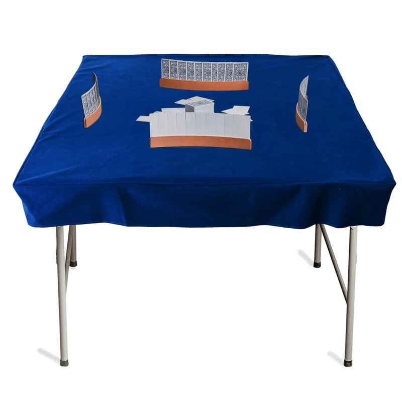 Felt Poker Table Cover Soft Foldable Game Table Cloth For Cards And Mahjong 2