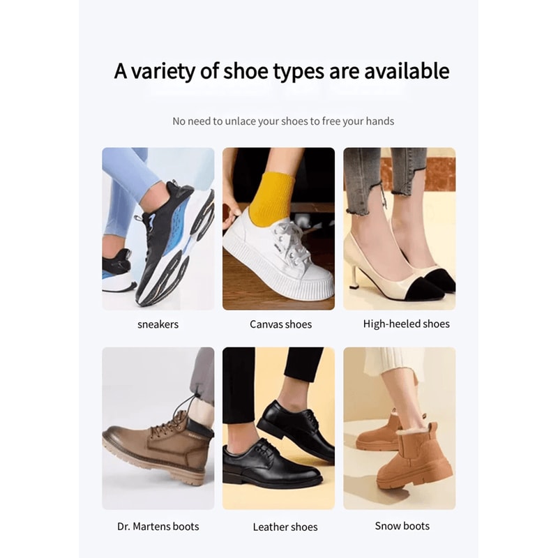 Adjustable Long Shoe Horn For Easy Wear No Bending Comfort Fit 1