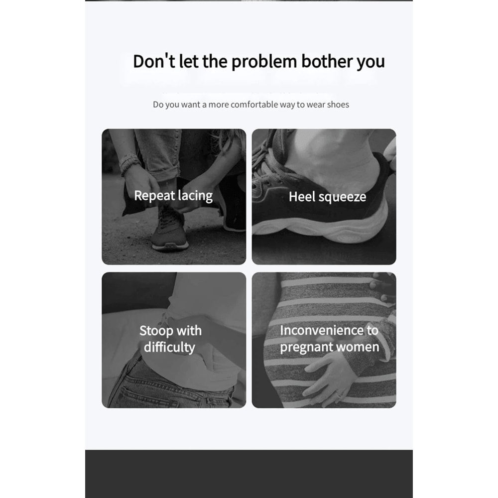 Adjustable Long Shoe Horn For Easy Wear No Bending Comfort Fit 2