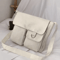 Canvas Crossbody Bag For Women Large Capacity Casual Shoulder Bag 3
