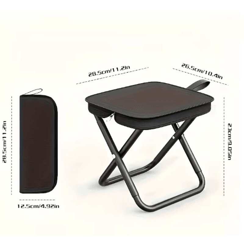 Portable Folding Camping Chair Lightweight Outdoor Travel Fishing Stool 4