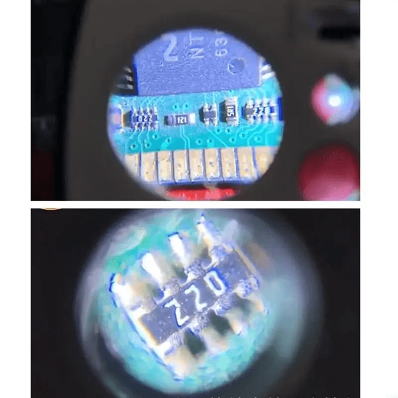 Portable LED Jewelry Loupe Magnifier 30X 60X 90X Pocket Inspection Tool 3