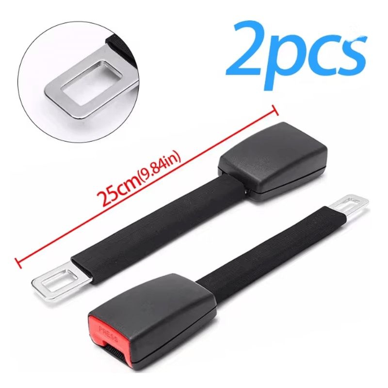 Car Seat Belt Extender Buckle Comfortable Lengthening Adapter 10
