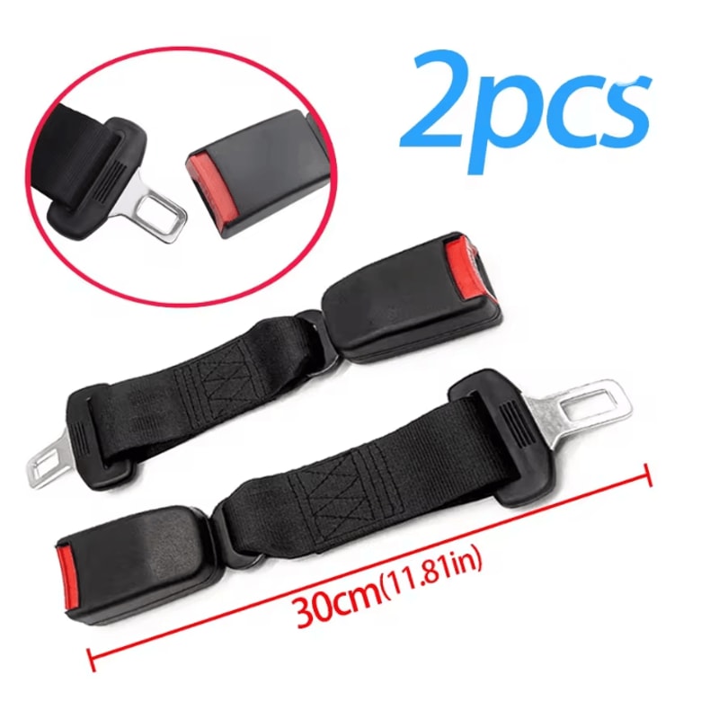 Car Seat Belt Extender Buckle Comfortable Lengthening Adapter 12