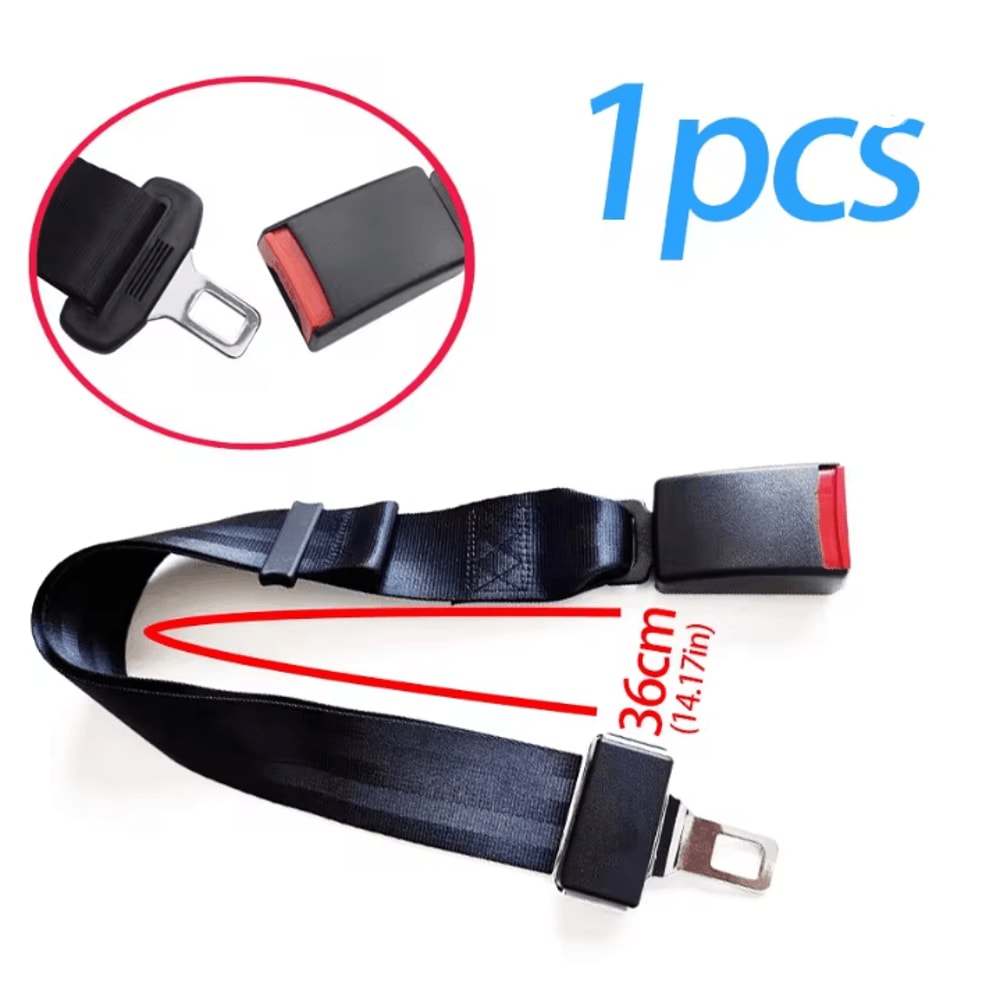 Car Seat Belt Extender Buckle Comfortable Lengthening Adapter 13