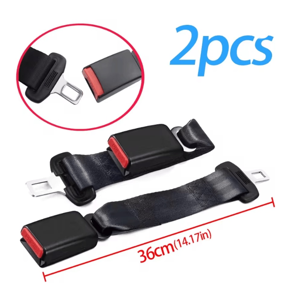 Car Seat Belt Extender Buckle Comfortable Lengthening Adapter 14