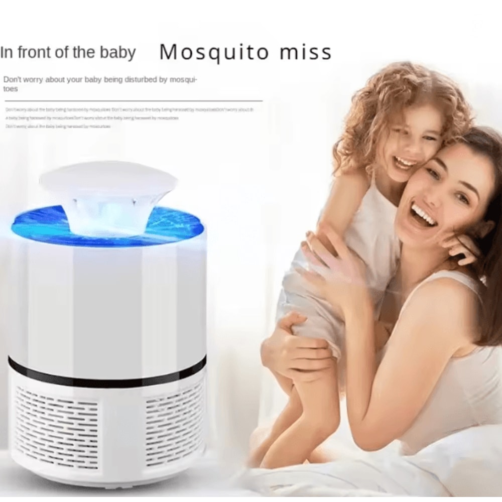 Portable Electric Mosquito Fly Trap USB Silent Bug Killer Lamp 1