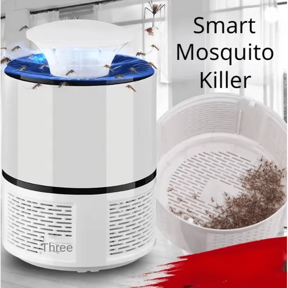 Portable Electric Mosquito Fly Trap USB Silent Bug Killer Lamp 3