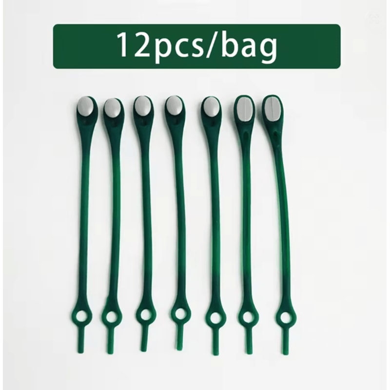 Stretch Silicone No Tie Shoelaces Elastic Shoe Laces Set Of 12 4