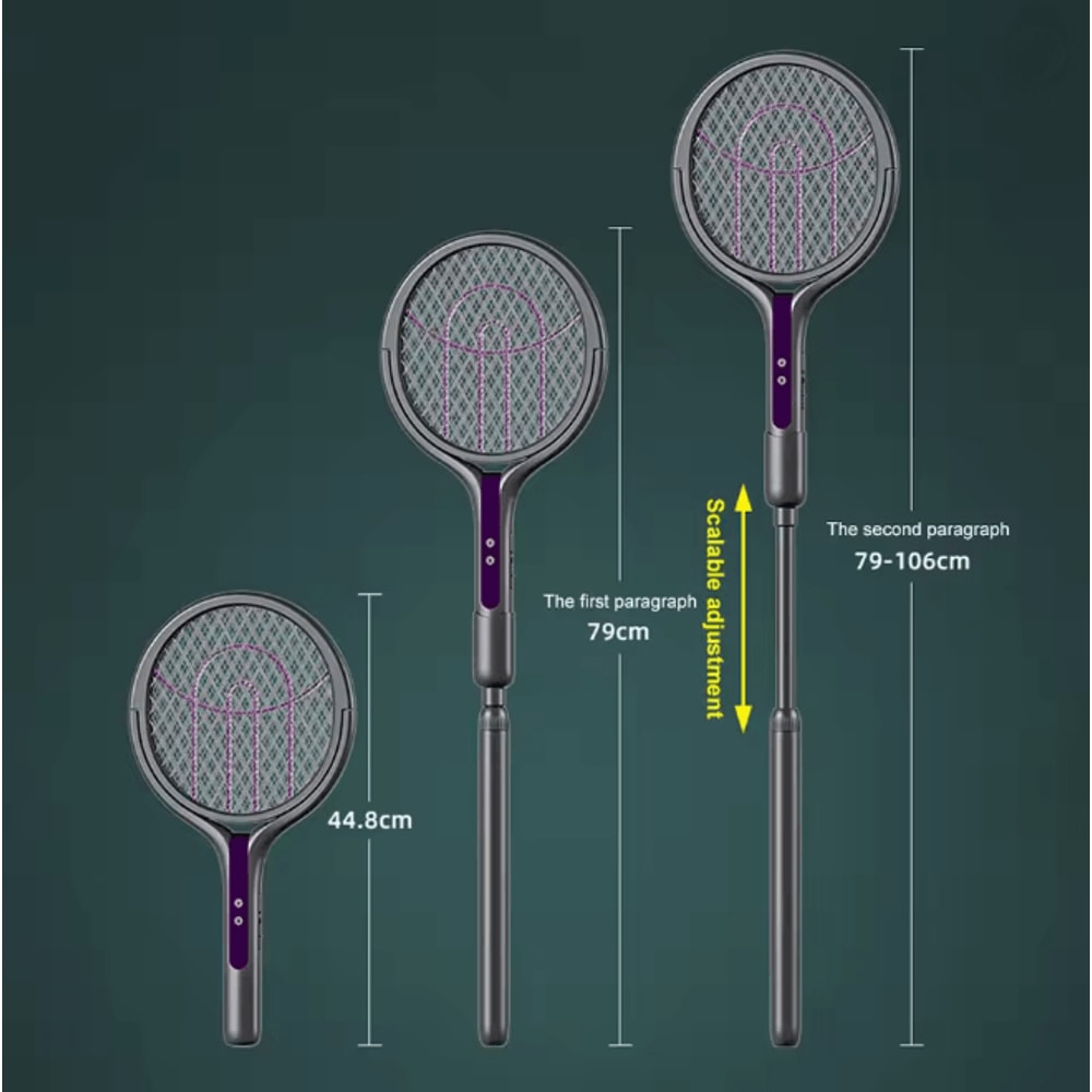 2 In 1 Electric Mosquito Swatter Bug Zapper And Trap Lamp 3