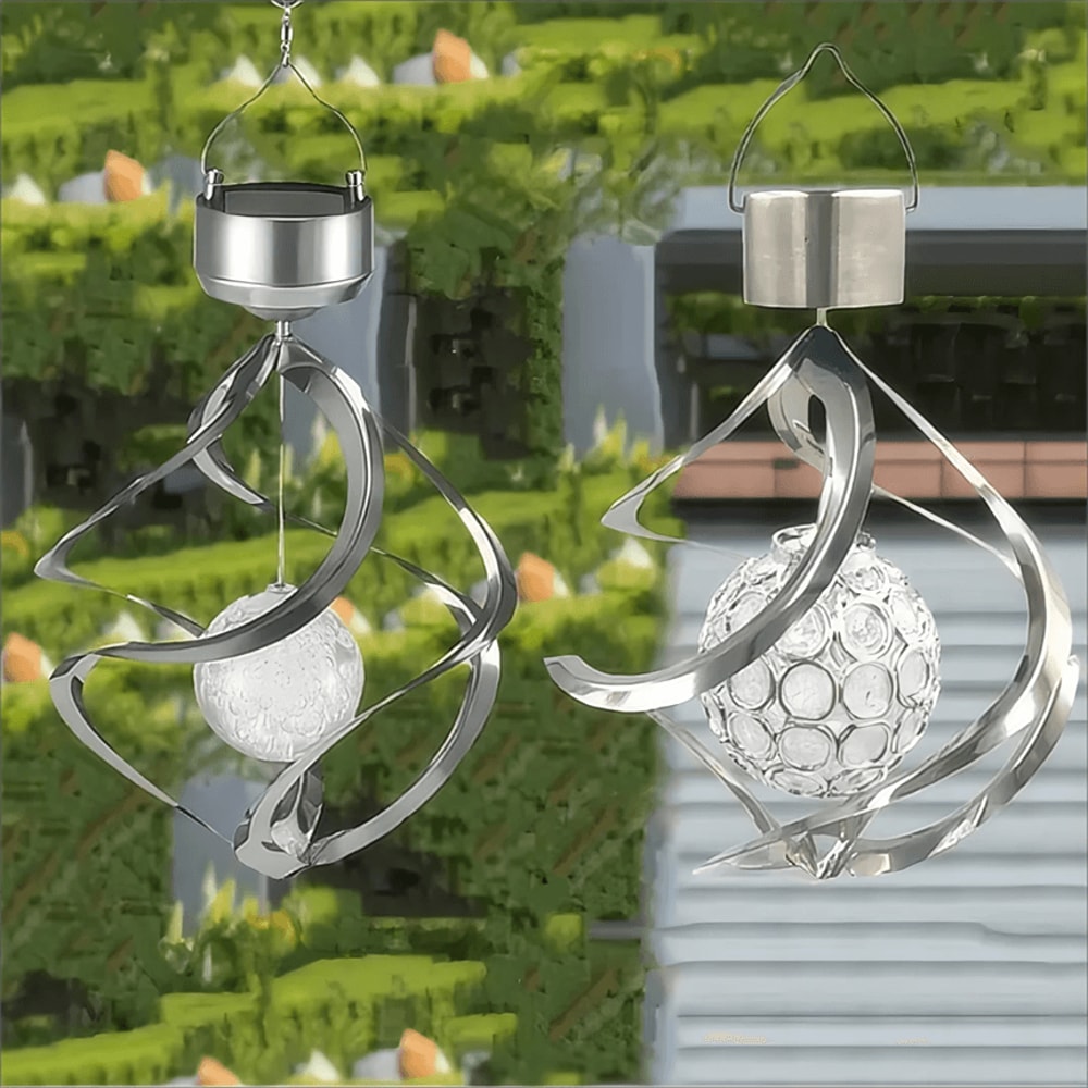 Celestial Glow Solar Wind Chime Light Outdoor Garden Decor 1