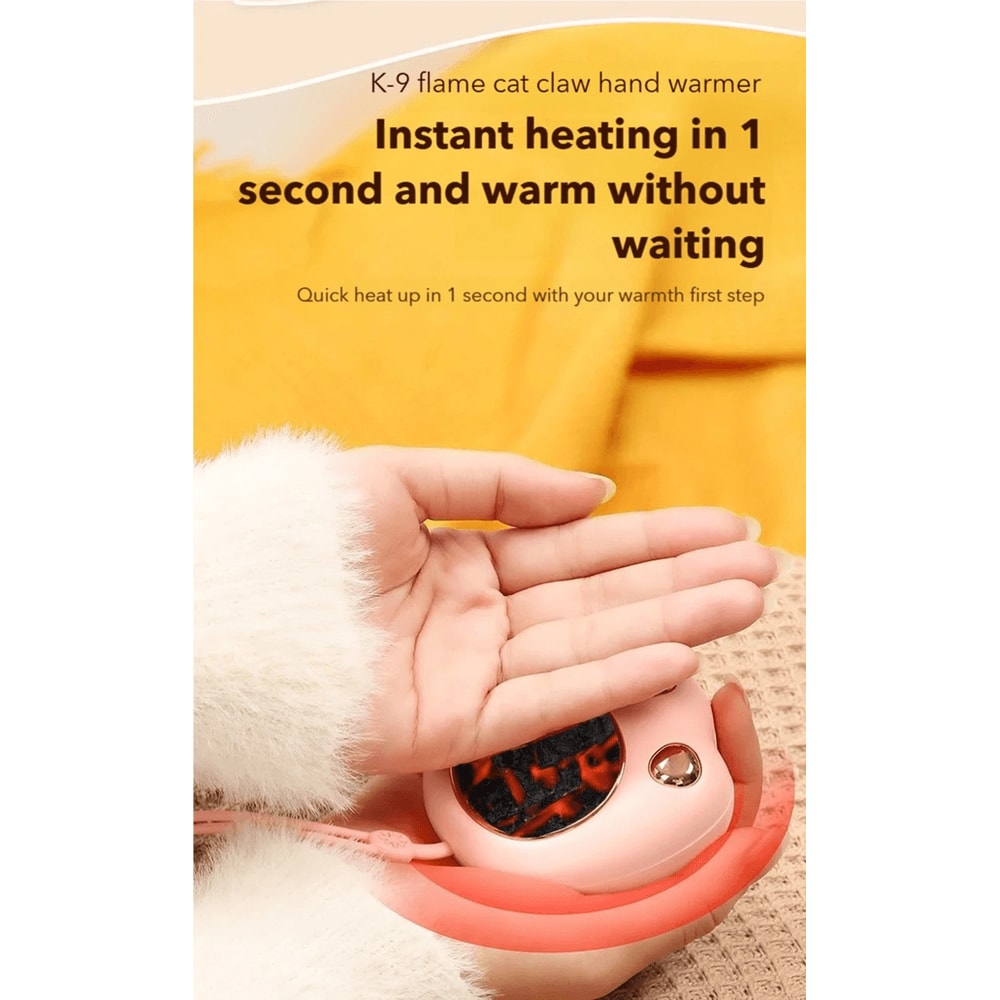 Rechargeable Electric Hand Warmers Portable Pocket Heater 2