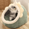 Cozy Cave Cat Bed Foldable Washable Pet Sleeping Nest 4